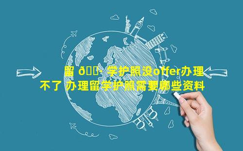 留 🌷 学护照没offer办理不了 办理留学护照需要哪些资料